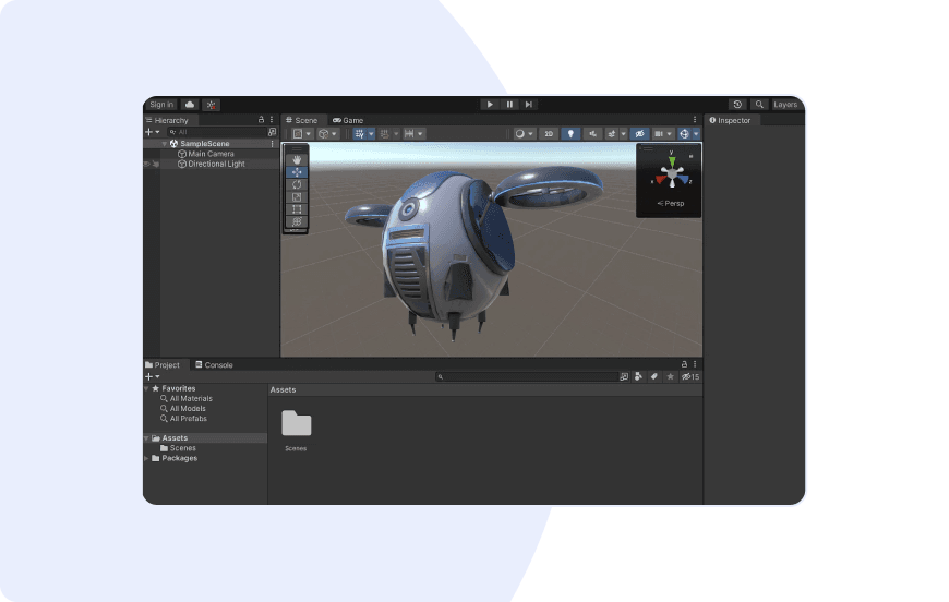 Integration with game and visualization engines