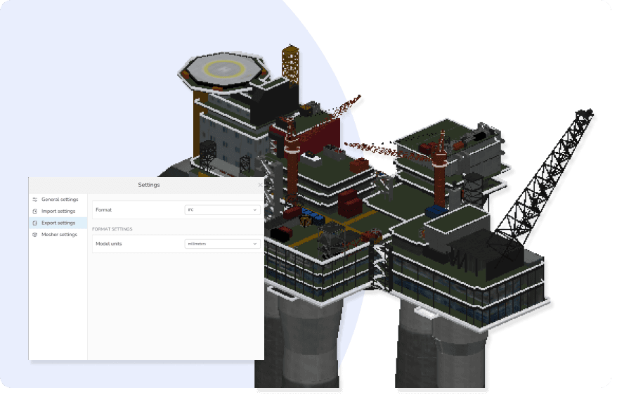 Support of BIM formats