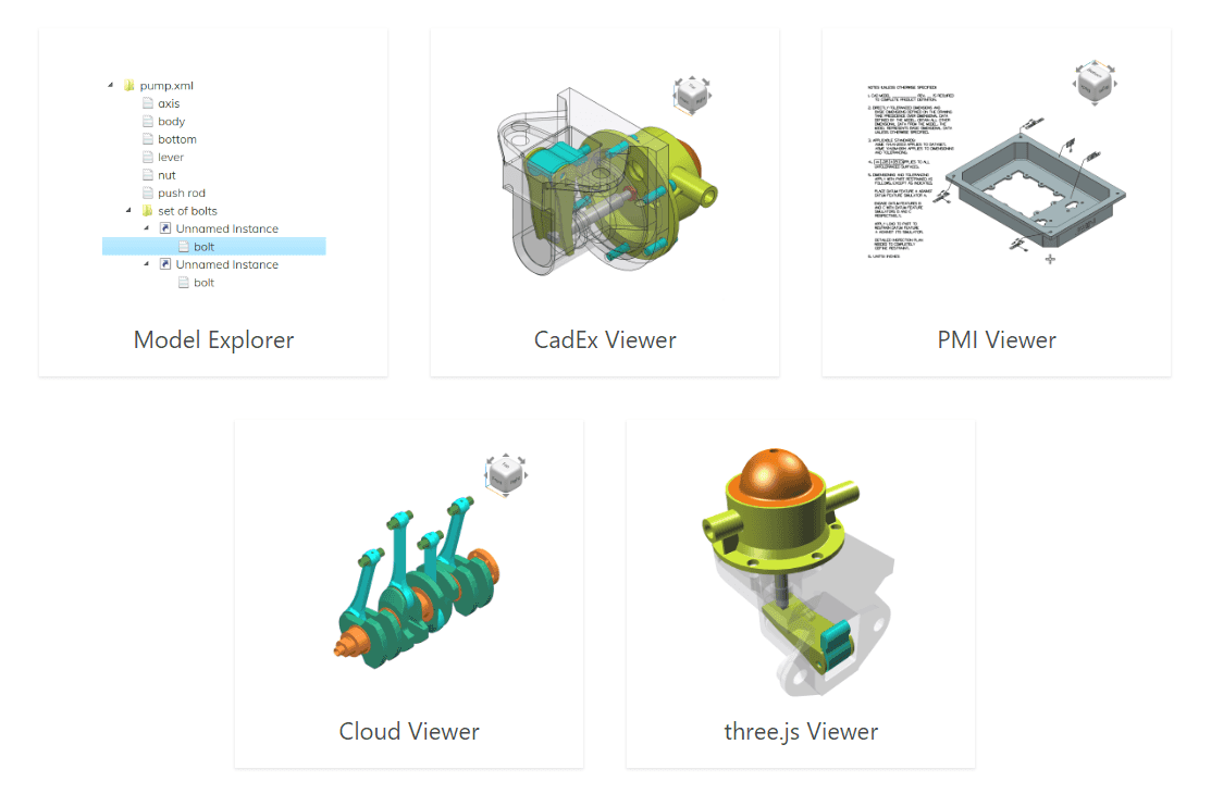 CAD Exchanger Web SDK samples