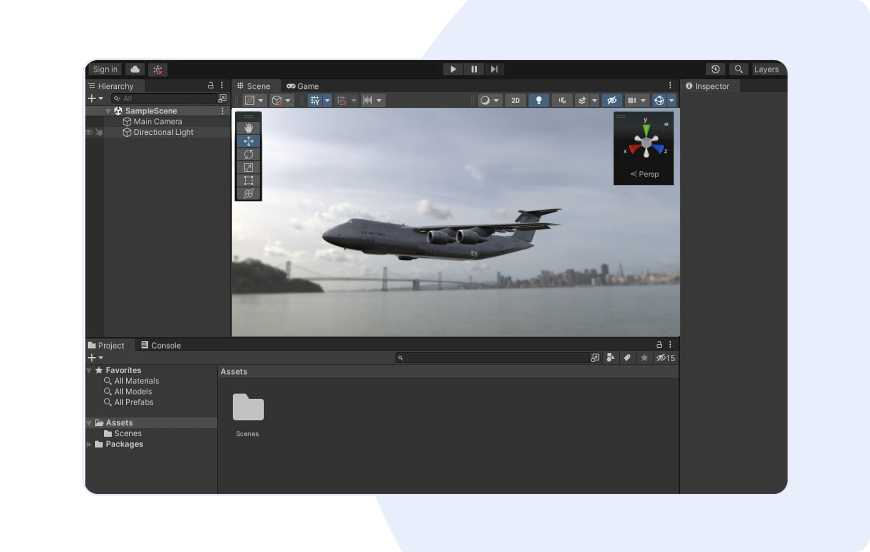 Integration with AR/VR platforms in run-time