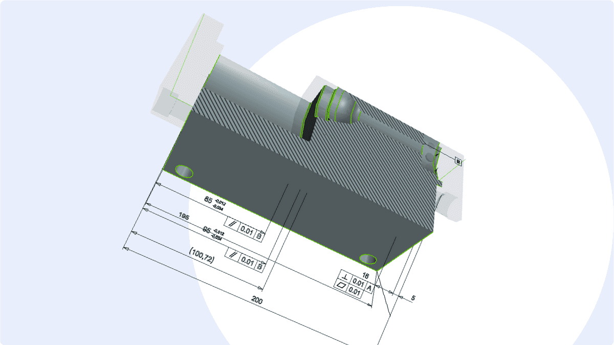 Added graphical PMI in Creo